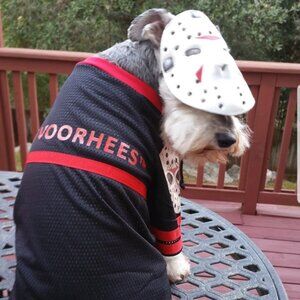 Dog Costume - Jason Friday 13th
